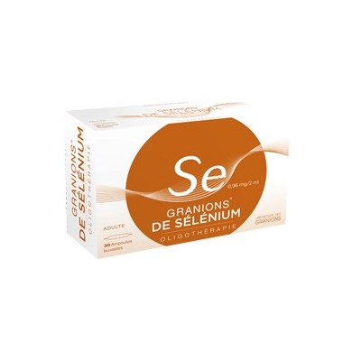 Granions de SELENIUM Boite de 30 ampoules buvables LABORATOIRE DES GRANIONS - 1