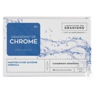 Granion de CHROME 200ug/jour boite de 30 ampoule de 100 ug LABORATOIRE DES GRANIONS - 1