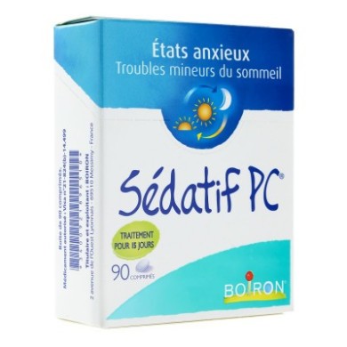 SEDATIF PC Comprimés Boite de 90 Boiron - 1 SEDATIF PC Comprimés Boite de 90 Boiron - 1