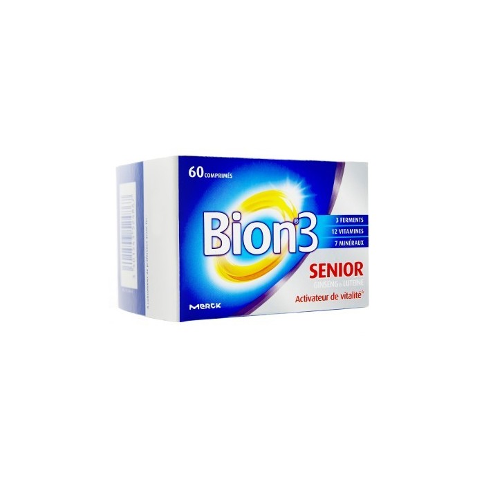 BION 3 SENIOR Activateur de vitalité Boite de 60 gélules MERCK MÉDICATION FAMILIALE - 1