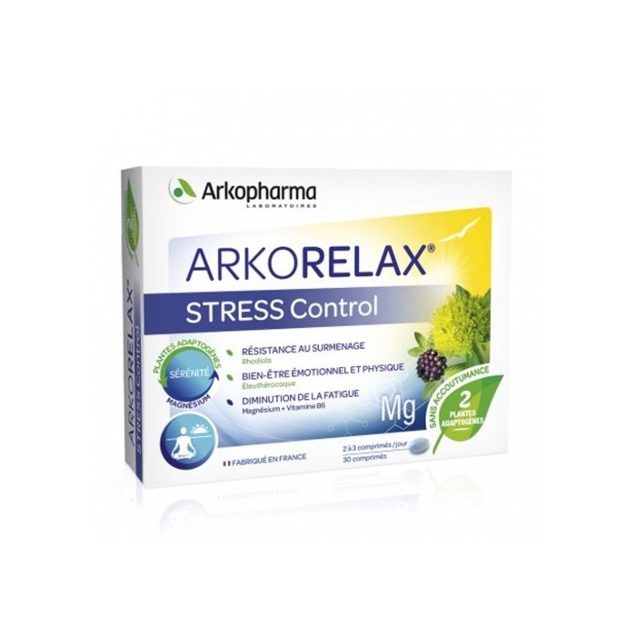 ARKORELAX Stress Control Boite de 30 comprimés