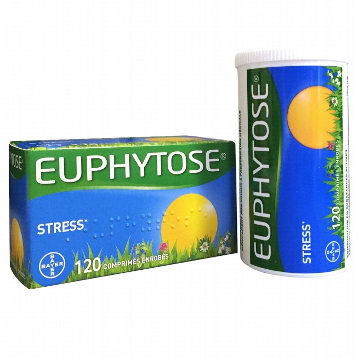 EUPHYTOSE STRESS Comprimé enrobé Boite de 120 BAYER SANTÉ FAMILIALE - 1