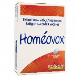HOMEOVOX Comprimés à sucer Boite de 60 Boiron - 1 HOMEOVOX Comprimés à sucer Boite de 60 Boiron - 1