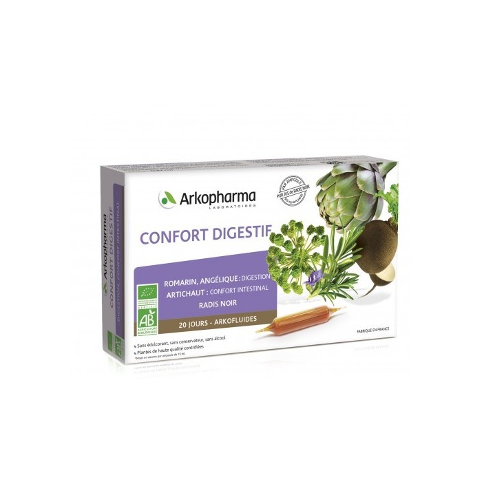 ARKOPHARMA Arkofluides Confort digestif Boite de 20 ampoules Arkopharma - 1