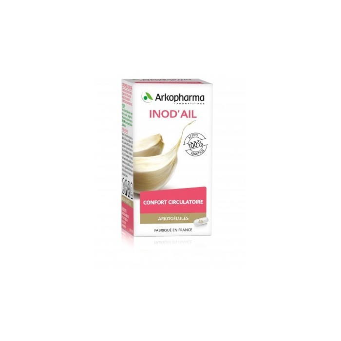 ARKOGELULES INOD'AIL Gélules Flacon de 45 Arkopharma - 1 ARKOGELULES INOD'AIL Gélules Flacon de 45 Arkopharma - 1