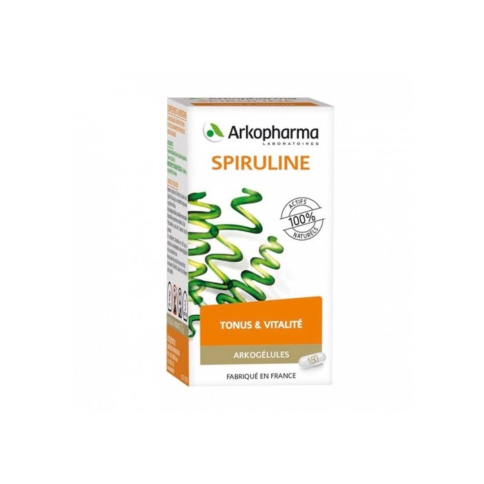 ARKOPHARMA Arkogelules Spiruline Boite de 150 capsules Arkopharma - 1 ARKOPHARMA Arkogelules Spiruline Boite de 150 capsules Arkopharma - 1
