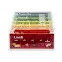 ANABOX Pilulier hebdomadaire arc en c ANABOX Pilulier hebdomadaire arc en c