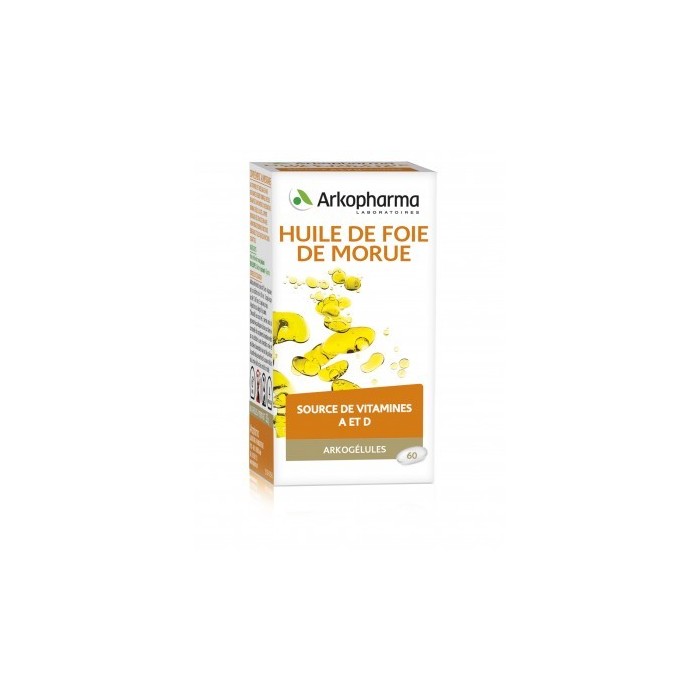 ARKOGELULES Huile de foie de morue Boite de 60 capsules