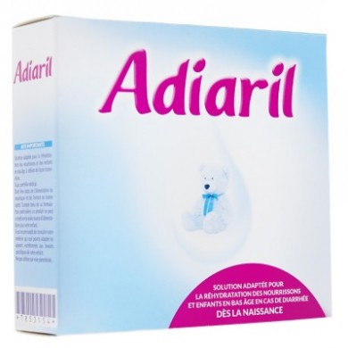 ADIARIL Poudre de réhydratation des nourissons Boite de 10 sachets