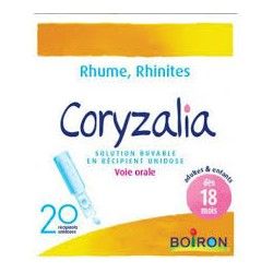 CORYZALIA Solution buvable pour RHUME RHINITE Boite de 20 unidoses