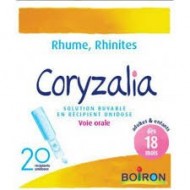 CORYZALIA Solution buvable pour RHUME RHINITE Boite de 20 unidoses