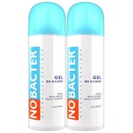NOBACTER Gel de rasage Peaux sensibles 2 Aérosls de 150ml