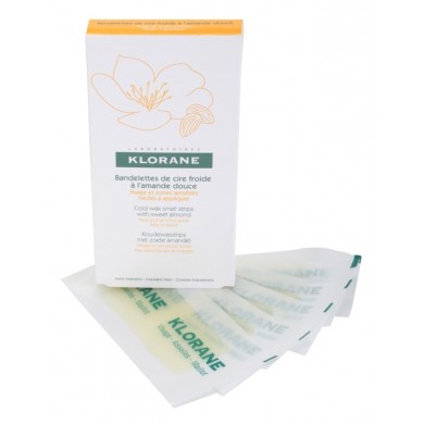 KLORANE Bandelettes de cire froide Visage et zones sensibles Boite de 6 KLORANE - 1 KLORANE Bandelettes de cire froide Visage et zones sensibles Boite de 6 KLORANE - 1