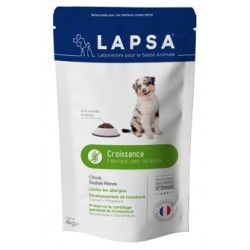 LAPSA Croquette chiots toute races de 2 à 24 mois Sachet de 4 kilos LAPSA Croquette chiots toute races de 2 à 24 mois Sachet de 4 kilos