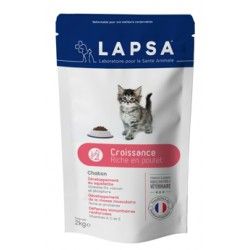LAPSA Croquettes CROISSANCE pour chatons Sachet de 2kg LAPSA Croquettes CROISSANCE pour chatons Sachet de 2kg