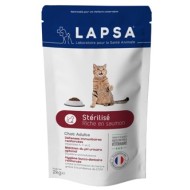 LAPSA Croquettes pour chats adultes STERILISE Sachet de 2kg