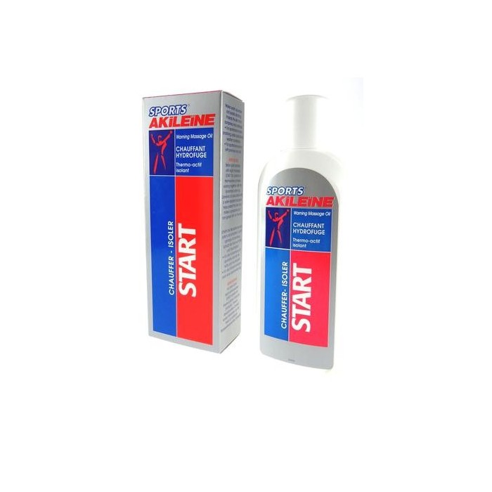 SPORTS AKILEINE START Huile hydrofuge chauffante 200ml ASEPTA - 1
