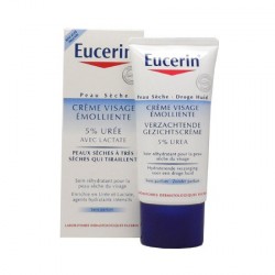 Eucerin Crème Visage Emolliente 5% Urée Tube de 50 ml LABORATOIRES DERMATOLOGIQUES EUCERIN - 1 Eucerin Crème Visage Emolliente 5% Urée Tube de 50 ml LABORATOIRES DERMATOLOGIQUES EUCERIN - 1