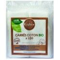 GIFRER Carrés de coton BIO 9 cm x 9 cm Sachet de 150 GIFRER Carrés de coton BIO 9 cm x 9 cm Sachet de 150