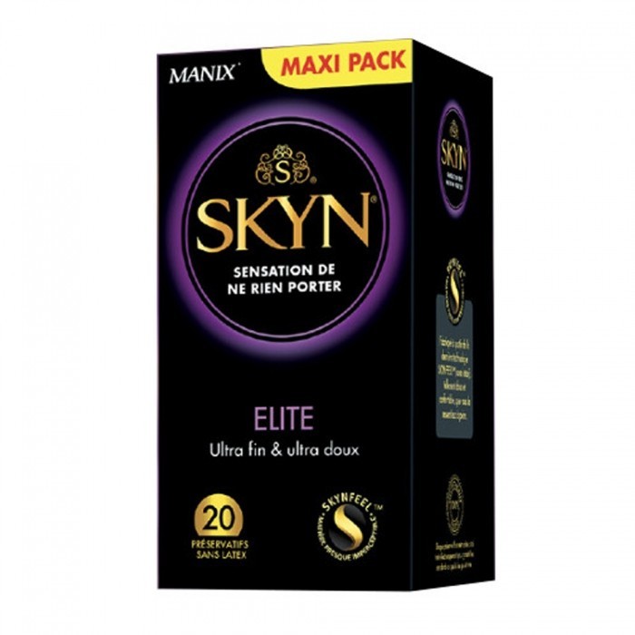 MANIX Skyn Elite Boite de 20 preservatifs sans latex MANIX Skyn Elite Boite de 20 preservatifs sans latex