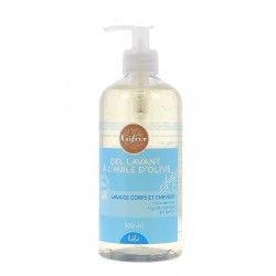 GIFRER Gel lavant à l'huile d'olive Flacon pompe de 500 ml GIFRER Gel lavant à l'huile d'olive Flacon pompe de 500 ml