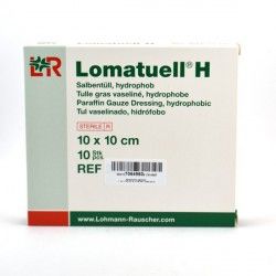 LOHMANN Lomatuell H Tulle gras 10 x 10 cm Boite de 10