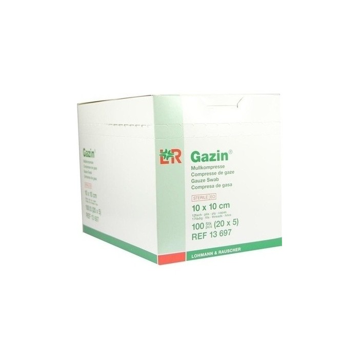 LOHMANN GAZIN Compresse de gaz 10 cm x 10 cm Boite de 100