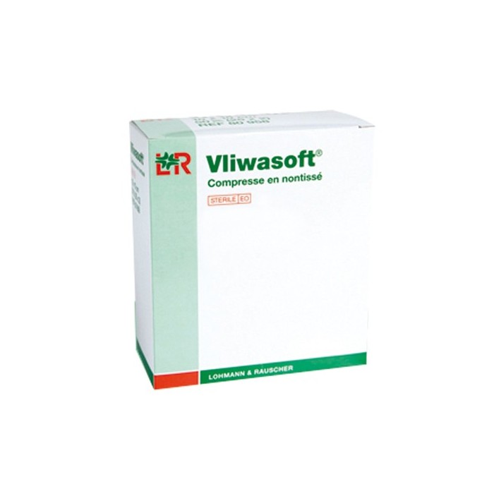 LOHMANN Vliwasoft Compresse non tissé 10 x 10 cm Boite de 100 LOHMANN Vliwasoft Compresse non tissé 10 x 10 cm Boite de 100
