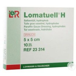 LOHMANN Lomatuell H Tulle gras 5 X 5 cm Boite de 10