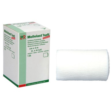 LOHMANN Mollelast Haft Bande cohésive 10 cm x 4m LOHMANN Mollelast Haft Bande cohésive 10 cm x 4m