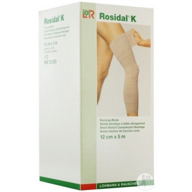 LOHMANN Rosidal K Bande élastique 12 cm x 5m LOHMANN Rosidal K Bande élastique 12 cm x 5m