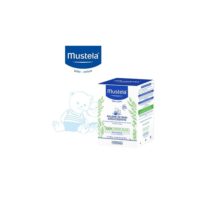 MUSTELA Poudre de bain adoucissante Boite de 180 gammes