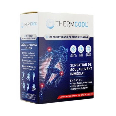 Thermcool Poche De Froid Instantane Boite De 2 Sachets Thermcool Poche De Froid Instantane Boite De 2 Sachets