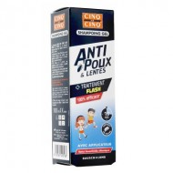 CINQ SUR CINQ Shampoing gel anti poux et lentes Flacon de 100 ml