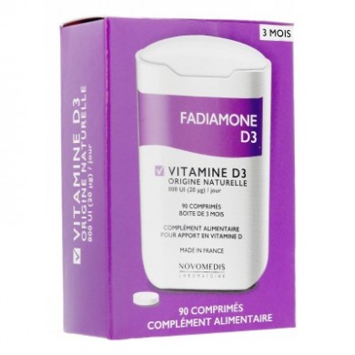 FADIAMONE D3 Complément alimentaire  Boite de 30 comprimés FADIAMONE D3 Complément alimentaire  Boite de 30 comprimés