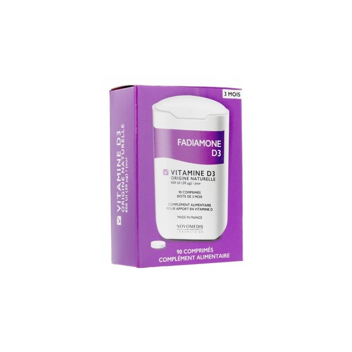 FADIAMONE D3 Complément alimentaire  Boite de 30 comprimés