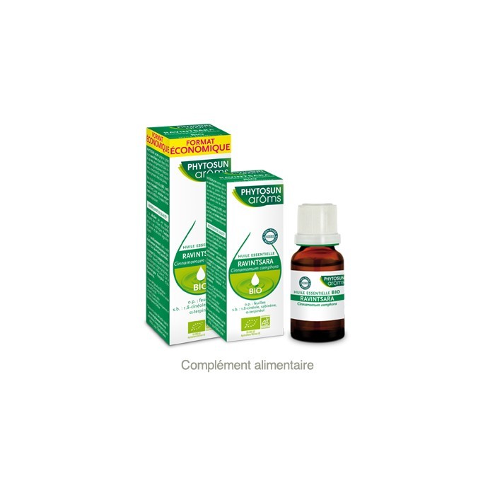 PHYTOSUN AROMS Huile essentielle RAVINTSARA Flacon de 5 ml PHYTOSUN AROMS Huile essentielle RAVINTSARA Flacon de 5 ml