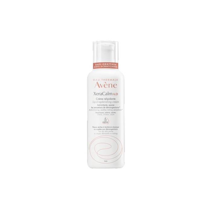 AVENE XeraCalm AD Crème relipidante Nourrissante et Anti-irritante Flacon pompe de 400 ml