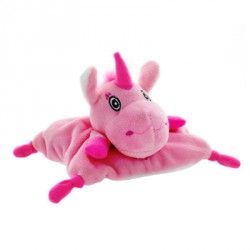 KINECARE Bouillotte doudou "LICORNE rose " déhoussable senteur fleurs de lavade