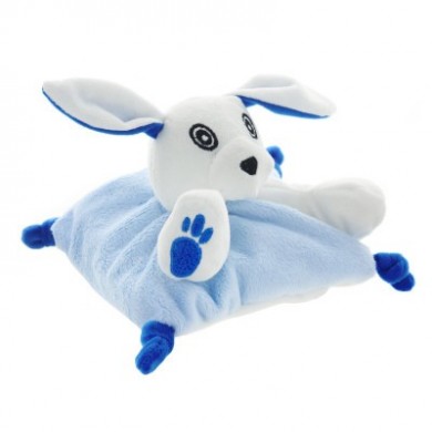 KINECARE Bouillotte doudou "LAPIN Bleue " déhoussable senteur fleurs de lavade