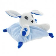 KINECARE Bouillotte doudou "LAPIN Bleue " déhoussable senteur fleurs de lavade