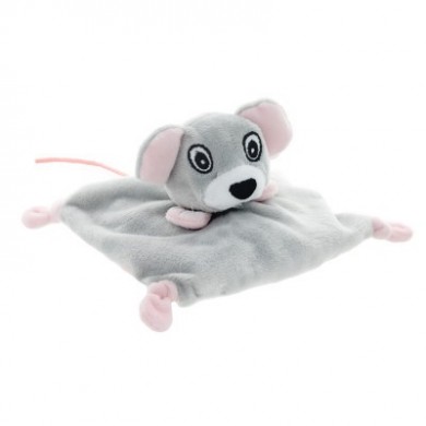 KINECARE Bouillotte doudou "SOURIS " déhoussable senteur fleurs de lavade