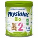 Physiolac Bio 2eme age De 6 À 12 Mois Boite de 800 grammes Gilbert - 1