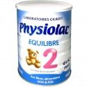 PHYSIOLAC EQUILIBRE Lait 2ème âge Boite de 900 grammes Gilbert - 1 PHYSIOLAC EQUILIBRE Lait 2ème âge Boite de 900 grammes Gilbert - 1