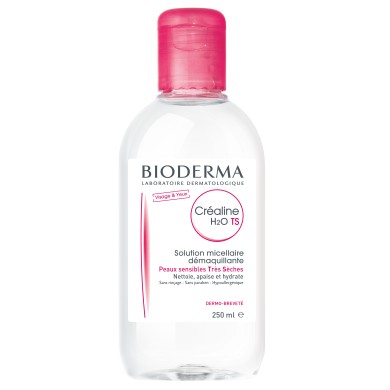 BIODERMA CREALINE TS H2O Solution Micellaire sans parfum nettoyant apaisant Flacon de 250ml Bioderma - 1 BIODERMA CREALINE TS H2O Solution Micellaire sans parfum nettoyant apaisant Flacon de 250ml Bioderma - 1