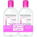 BIODERMA CREALINE TS H2O Solution Micellaire sans parfum nettoyante apaisante 2 Flacons de 500ml Bioderma - 1 BIODERMA CREALINE TS H2O Solution Micellaire sans parfum nettoyante apaisante 2 Flacons de 500ml Bioderma - 1