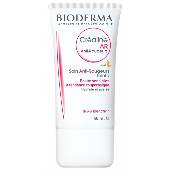 BIODERMA Créaline AR Crème Rosactive teint doré tube de 40 ml BIODERMA Créaline AR Crème Rosactive teint doré tube de 40 ml