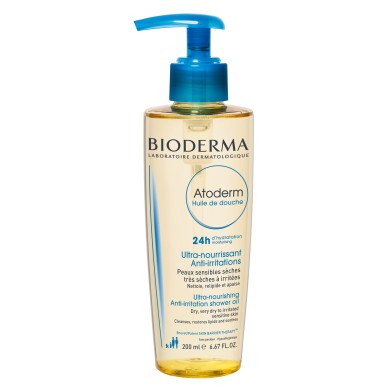 BIODERMA Atoderm Huile de douche Flacon pompe de 200 ml BIODERMA Atoderm Huile de douche Flacon pompe de 200 ml