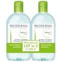 BIODERMA SEBIUM H2O Solution Micellaire sans savon nettoyant Peaux Grasses 2Flacons de 500ml Bioderma - 1