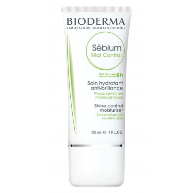 BIODERMA Sébium Mat Control Soin hydratant anti-brillance Tube de 30 ml BIODERMA Sébium Mat Control Soin hydratant anti-brillance Tube de 30 ml